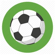 Fútbol Libre logo: a green rounded square with a white play and ball mark
